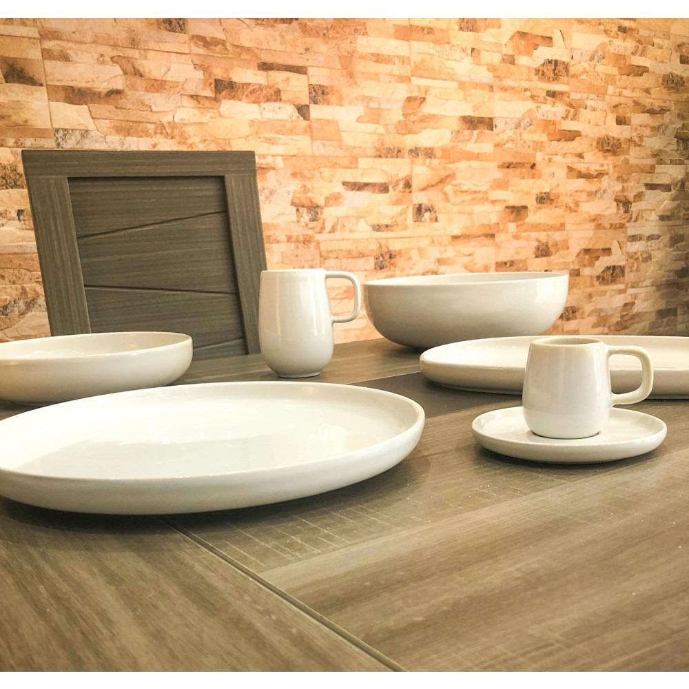 Mesa Ceramics Bianco Platter 13"