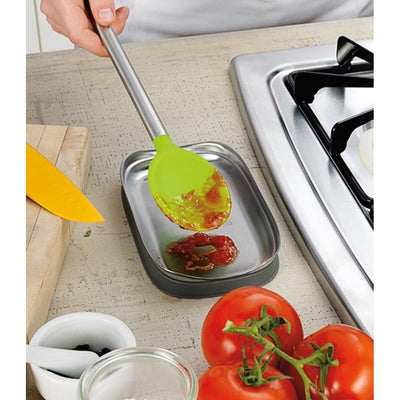 Tovolo Stainless Steel Double Spoon Rest