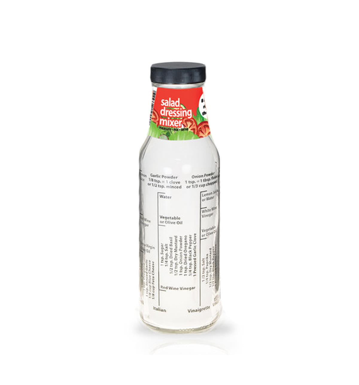 Port-Style Glass Oil and Vinegar Salad Dressing Bottle