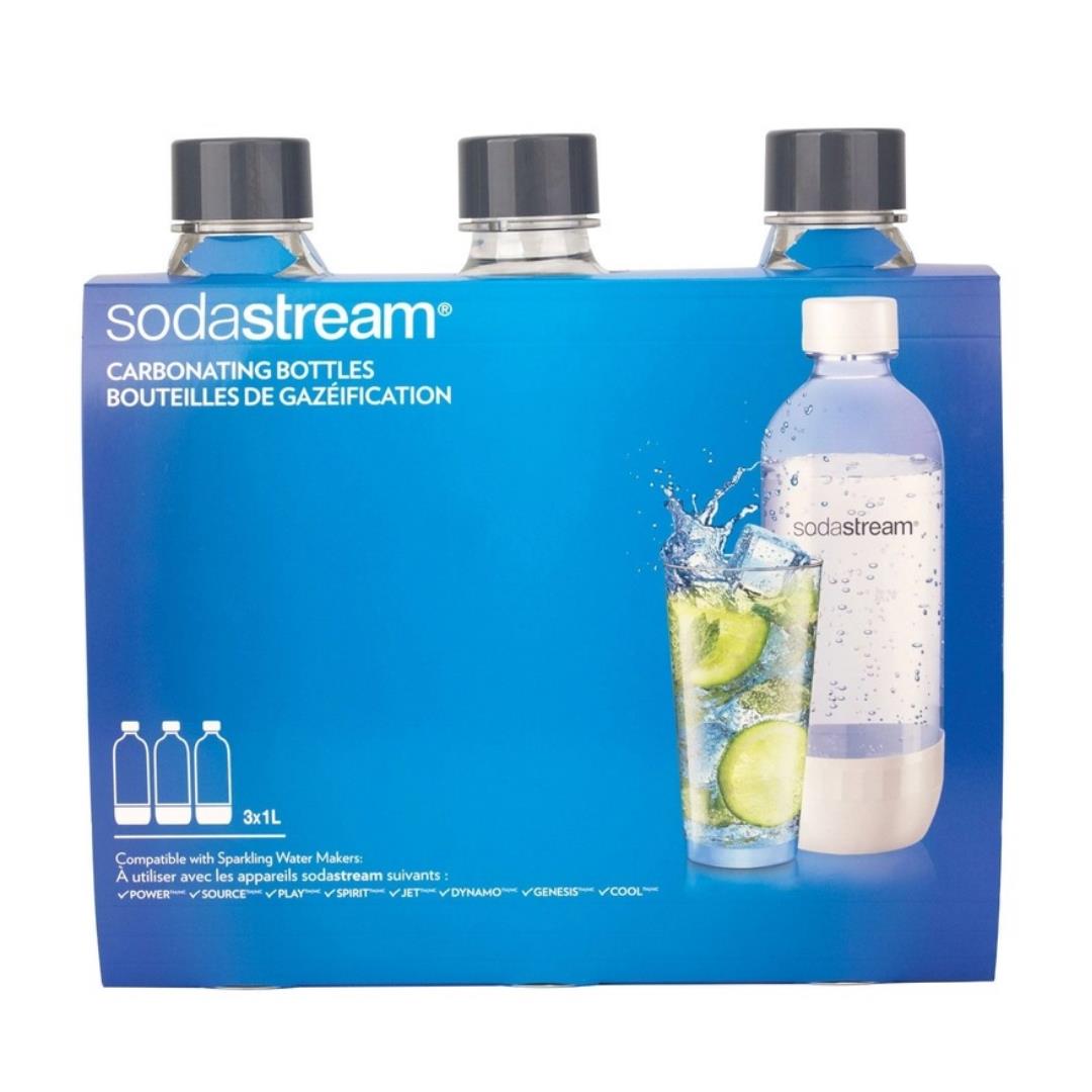 sodastream 1l carbonating bottles 3 pack