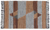 Danica Rowan Leather Chindi Area Rug, 2 x 3