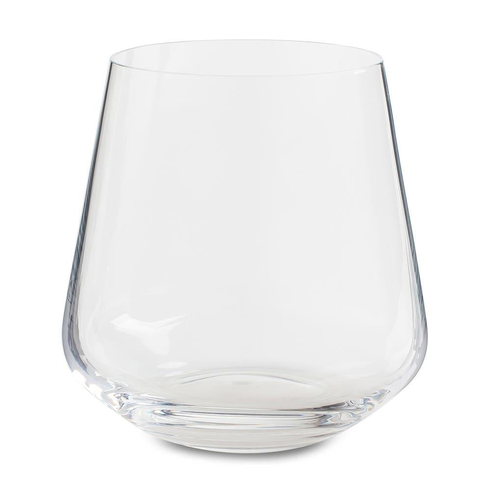 Trudeau Gala Stemless White Wine Glass Set of 4