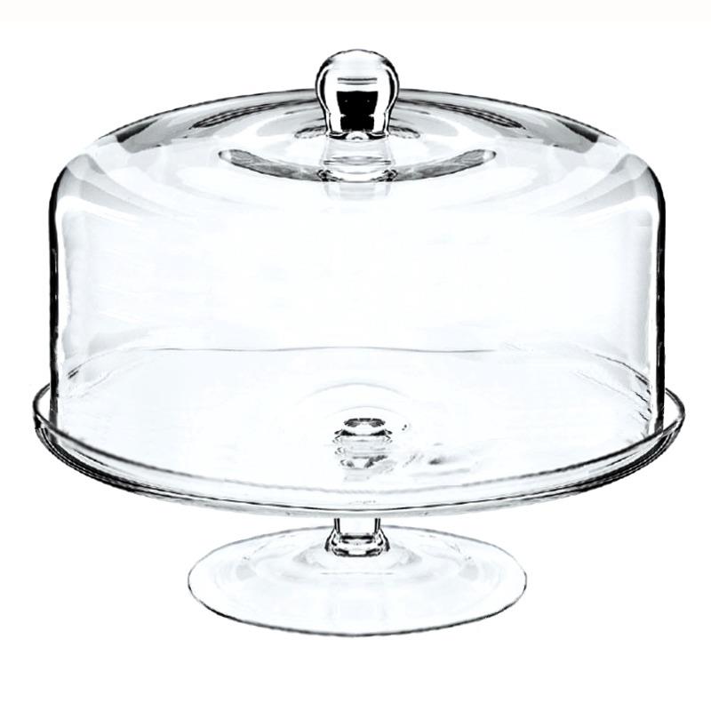 Natural Living 10" Cake Stand & Dome