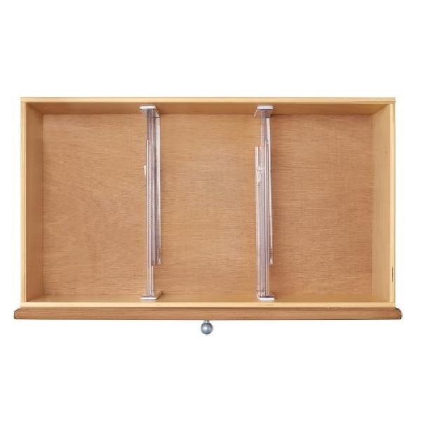 iDesign Linus Adjustable Drawer Divider Set Of 2