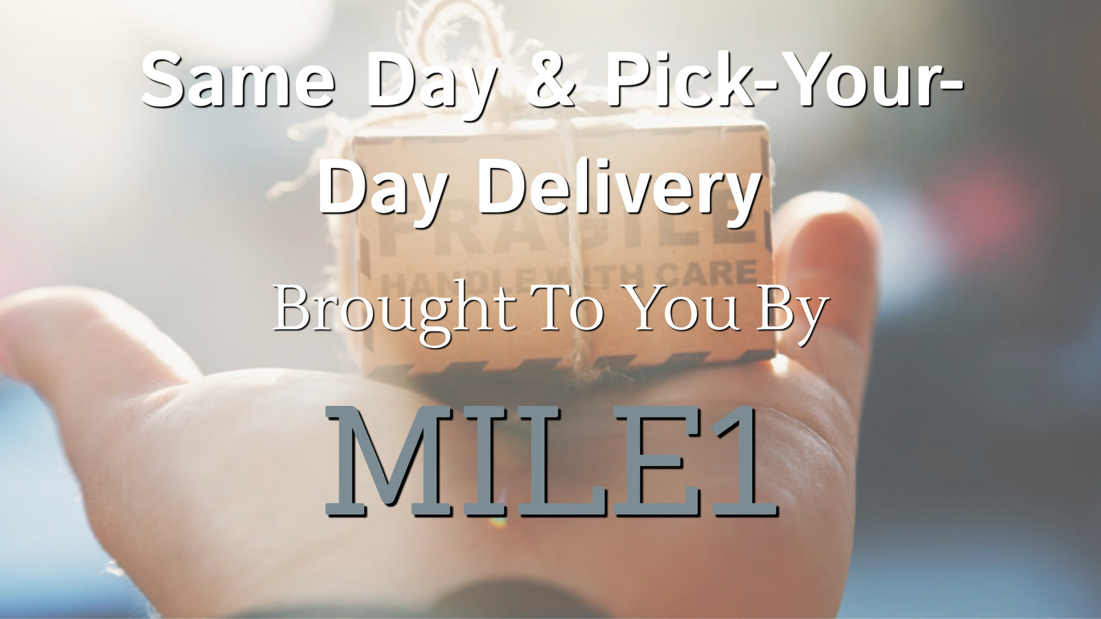 NEW: Same Day Online & In-store Delivery