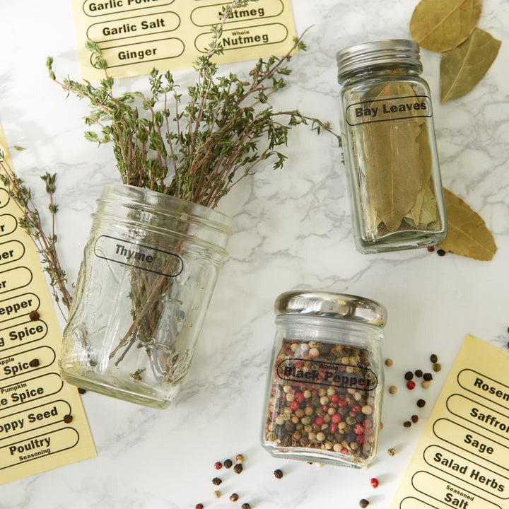 RSVP Clear Spice Label Set, 96 Ct. - iQ living