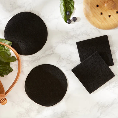 RSVP Charcoal Compost Replacement Filter Set Of 2