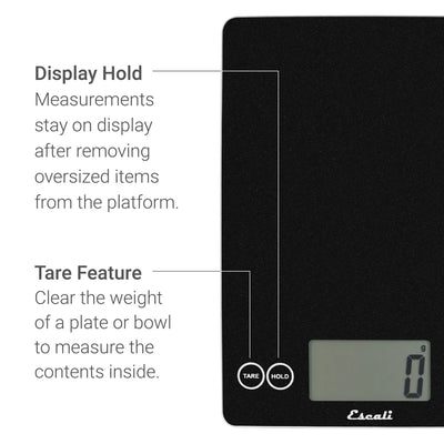 Escali Arti Glass Kitchen Scale - Rio Red