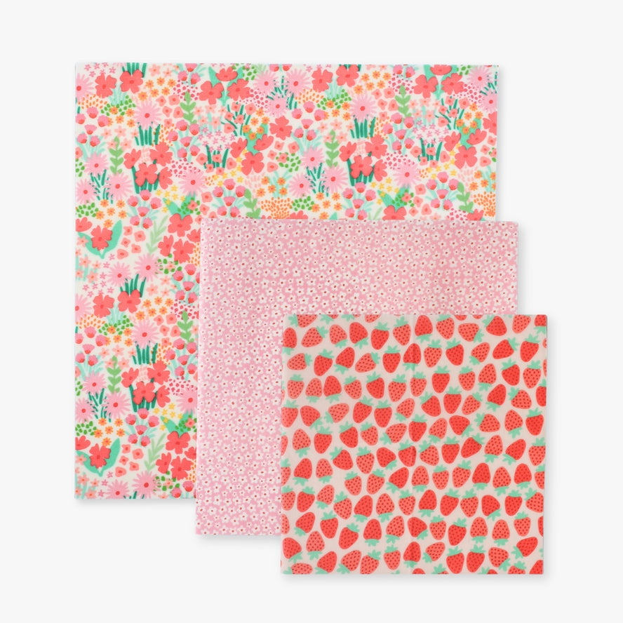 Nature Bee Beeswax Wrap Variety 3 Pack