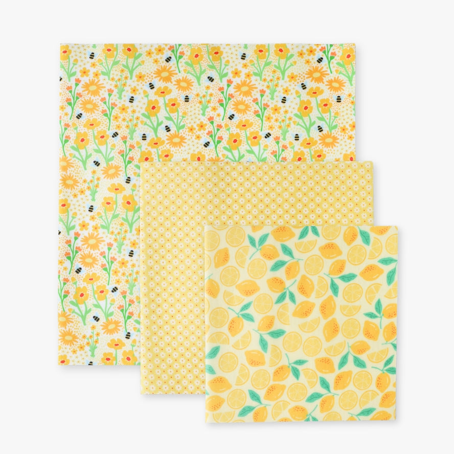 Nature Bee Beeswax Wrap Variety 3 Pack