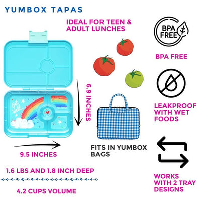 Yumbox 2025 Tapas 4 Compartment Lunch Box