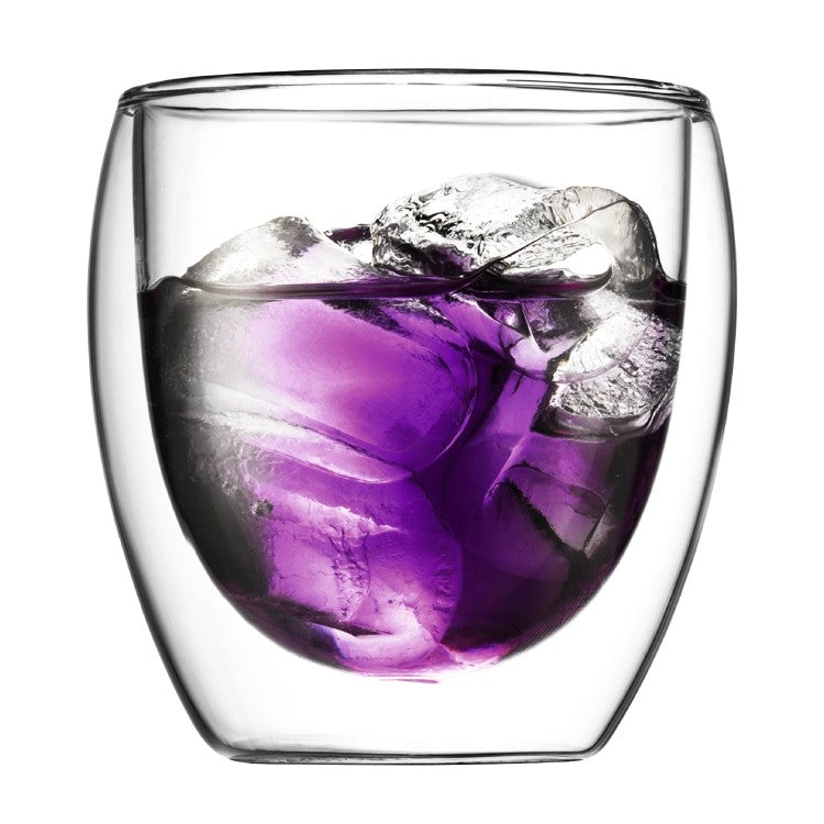 Bodum Pavina Double-Wall Glass Mug Set Of 2 - iQ living