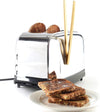 Norpro Bamboo Magnetic Toaster Tongs
