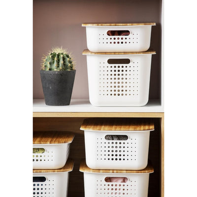 SmartStore Recycled Storage Basket - White