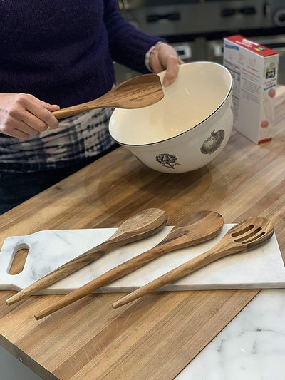 Ironwood Wilmington Wooden Slotted Spoon