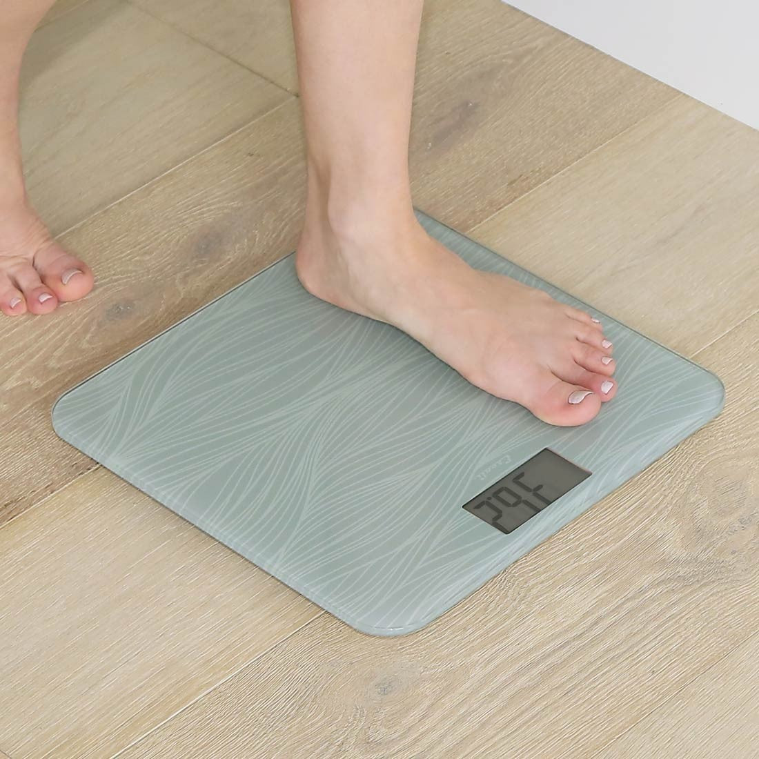 Escali Glass Waves Bath Scale - iQ living