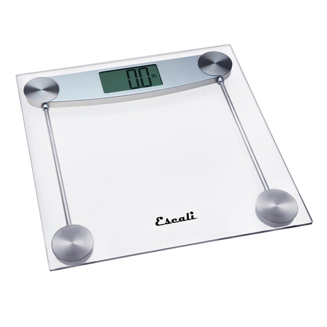 Escali Clear Glass Bath Scale