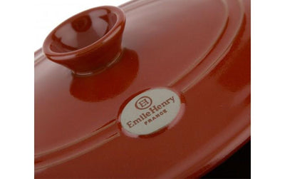 Emile Henry 6L Flame Oval Stewpot