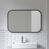 Umbra Hub Rectangular Mirror Black 24" x 36"