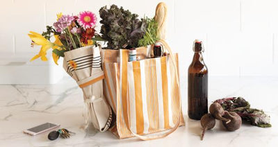 Now Designs Stripe Shopping Tote