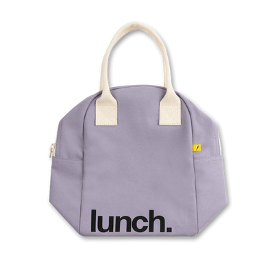 Fluf Zipper Lunch Bag Lavender