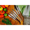 Laguiole Luxury Steak Knives Set Of 6 - Mixed Wood