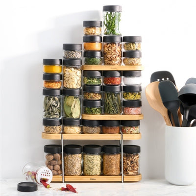 Trudeau Large Spice Jar Set Of 6
