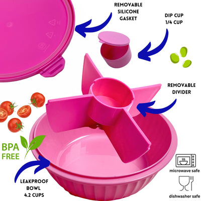 Yumbox 4 Compartment Poke Bowl 4.2 Cup