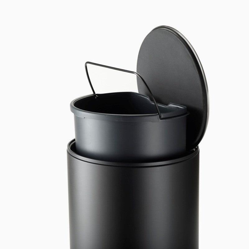 Joseph Joseph Arc Matte Black Waste Can 10L