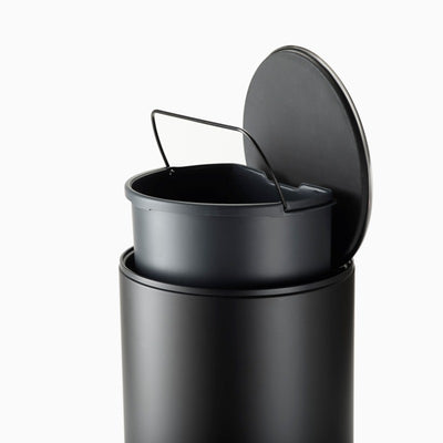 Joseph Joseph Arc Matte Black Waste Can 10L