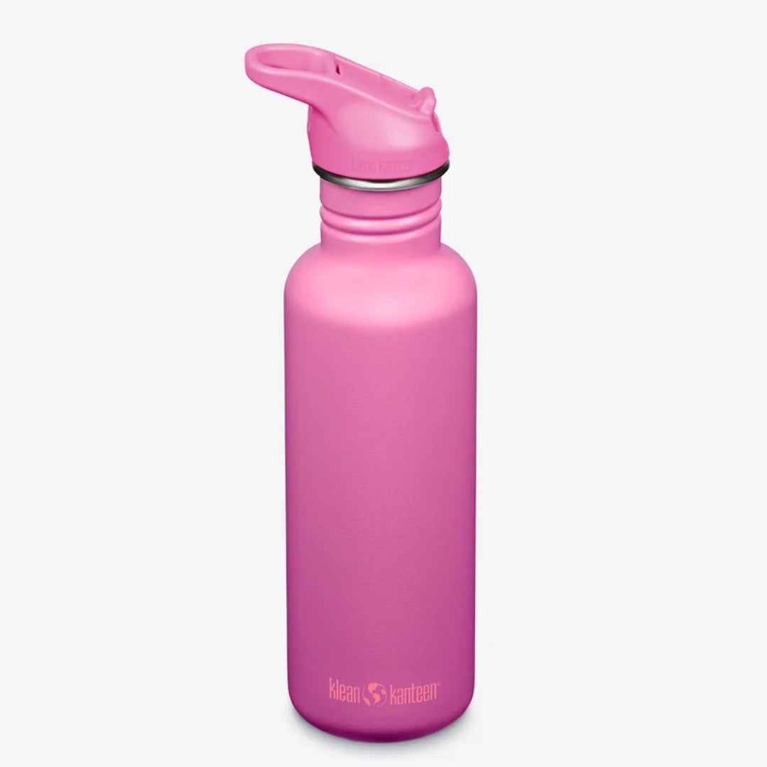 Klean Kanteen Classic Bottle 27oz - Flip Seal Sport Cap & Straw