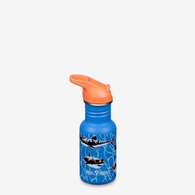 Klean Kanteen Classic Kids Bottle 12oz - Flip Seal Sport Cap & Straw