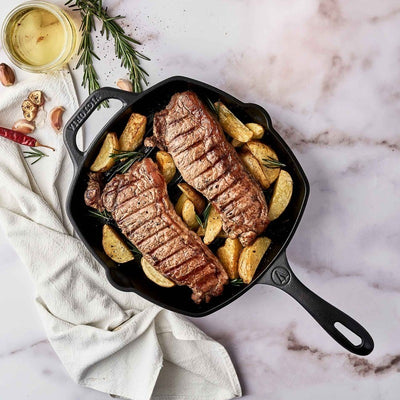 Victoria Cast Iron Grill Pan 10"