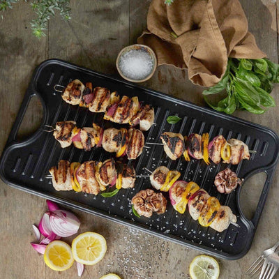 Victoria Cast Iron Reversible Griddle 18.5" x 10"