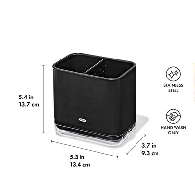 OXO Good Grips Black Stainless Steel Sink Caddy