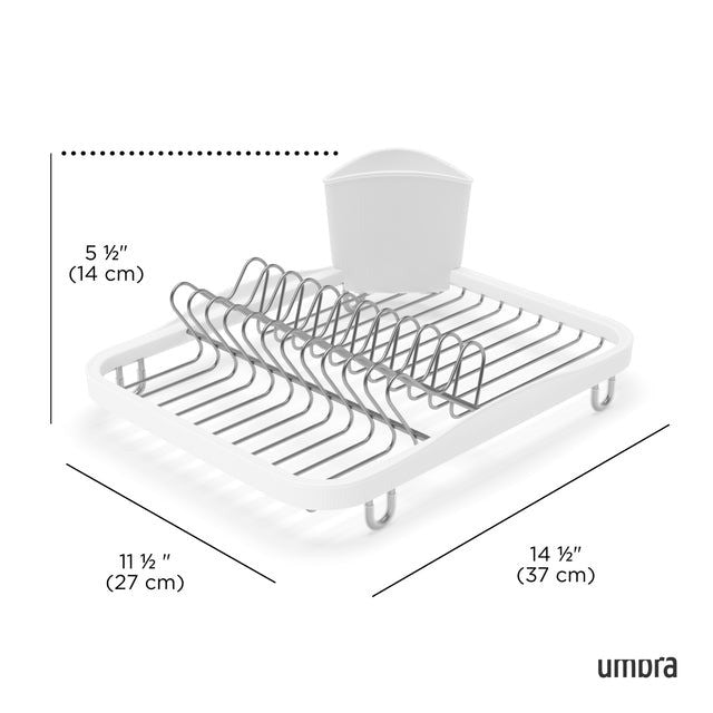 Umbra Sinkin Dish Rack - White - iQ living