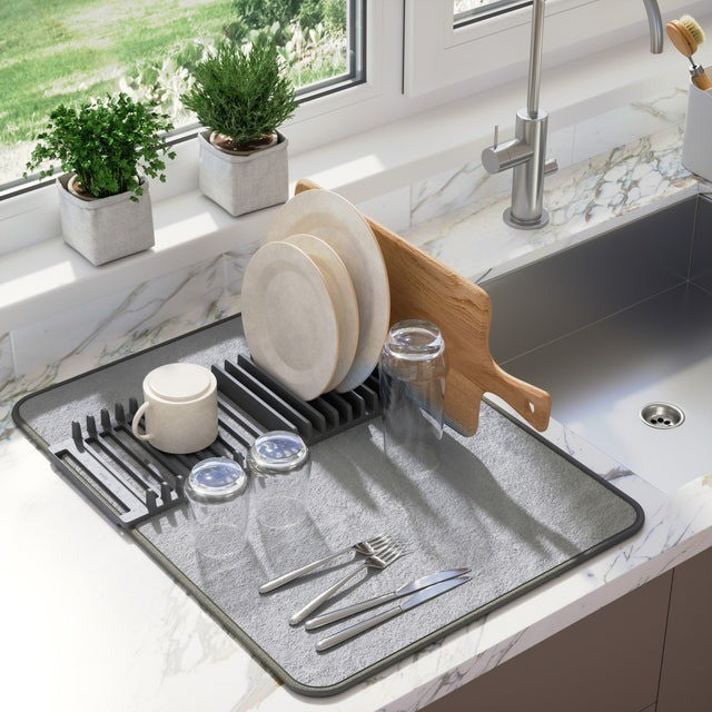 Umbra Udry Drying Mat - Charcol