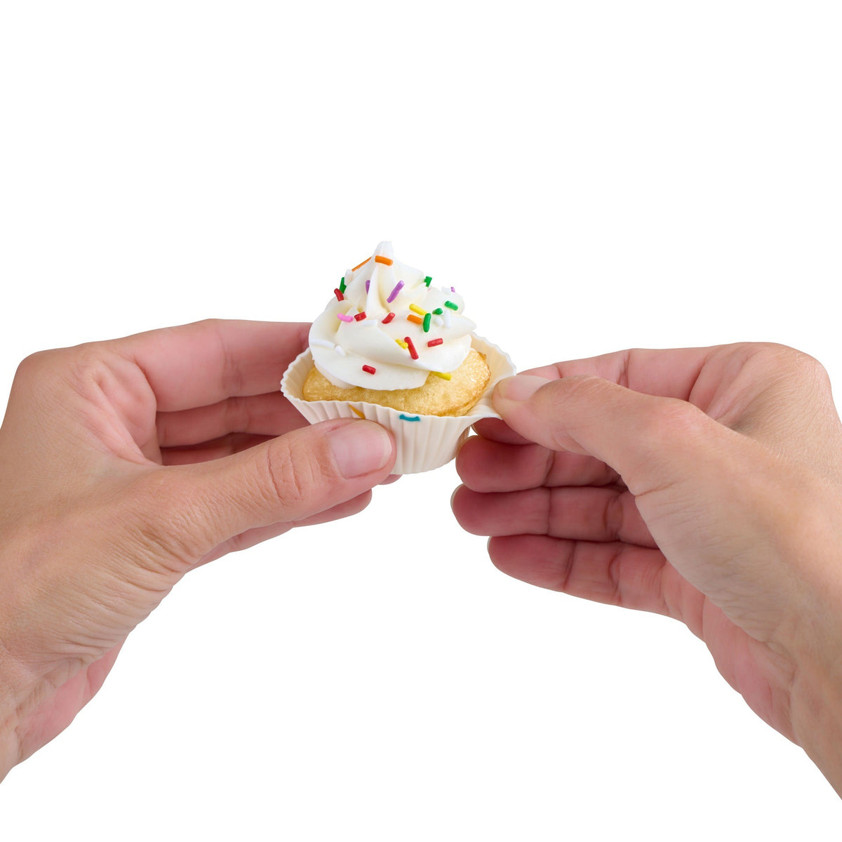 Trudeau Confetti Silicone Baking Mini-Cups Set Of 24 - iQ living