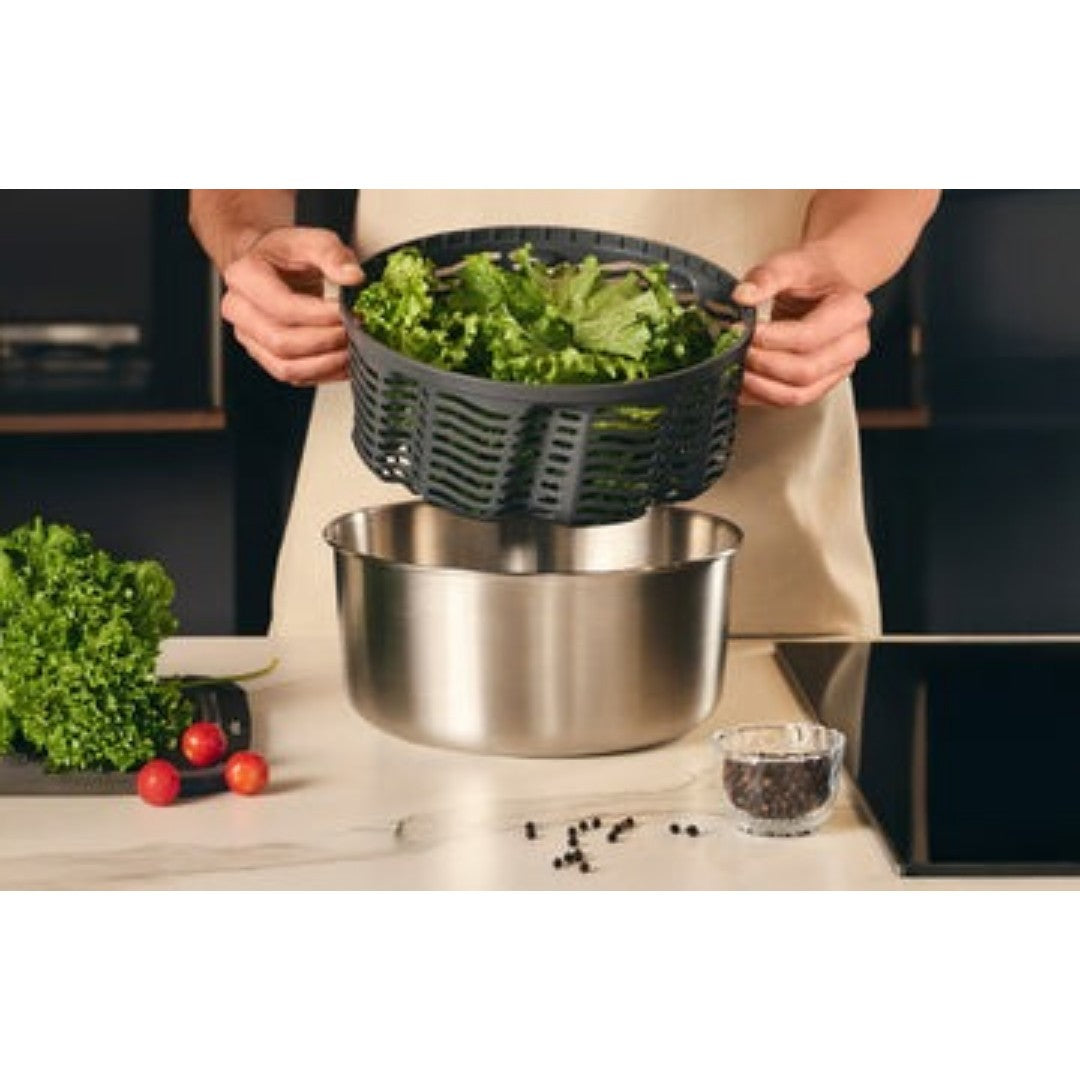 Zyliss Easy Spin Salad Spinner - Stainless Steel