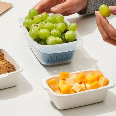 OXO Prep & Go Snack Container With Colander