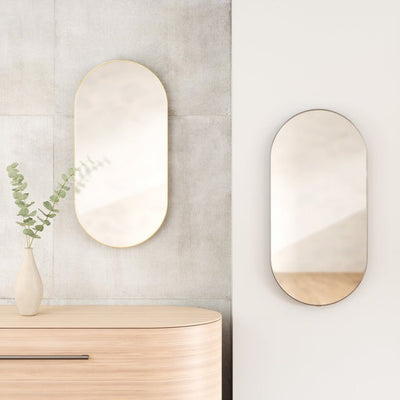 Umbra Hubba Pill Mirror Small 36" x 18" - iQ living