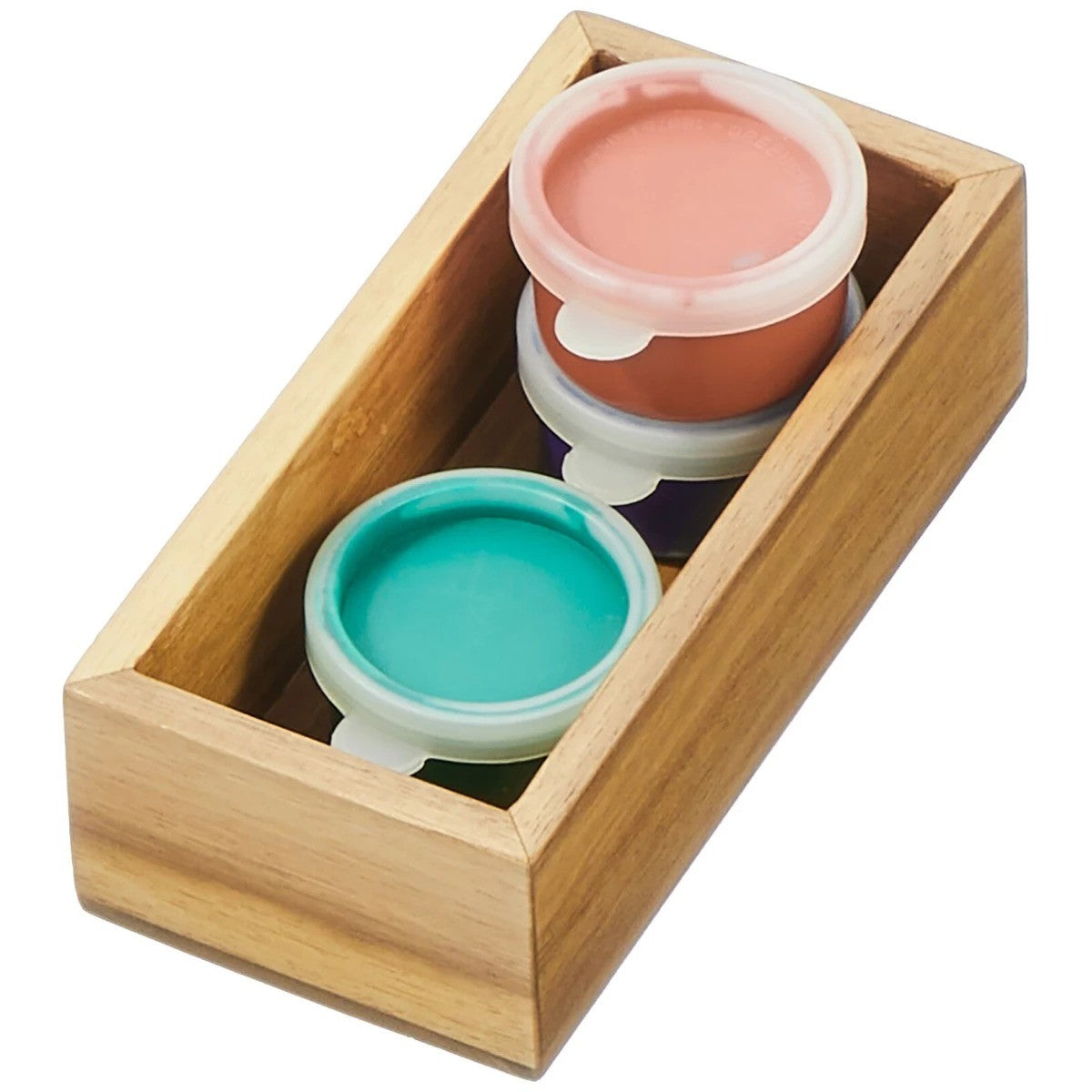 iDesign Acacia Wood Drawer Organizer