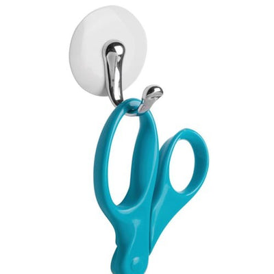 iDesign Affixx Medium Wall Hook Set Of 2 - White