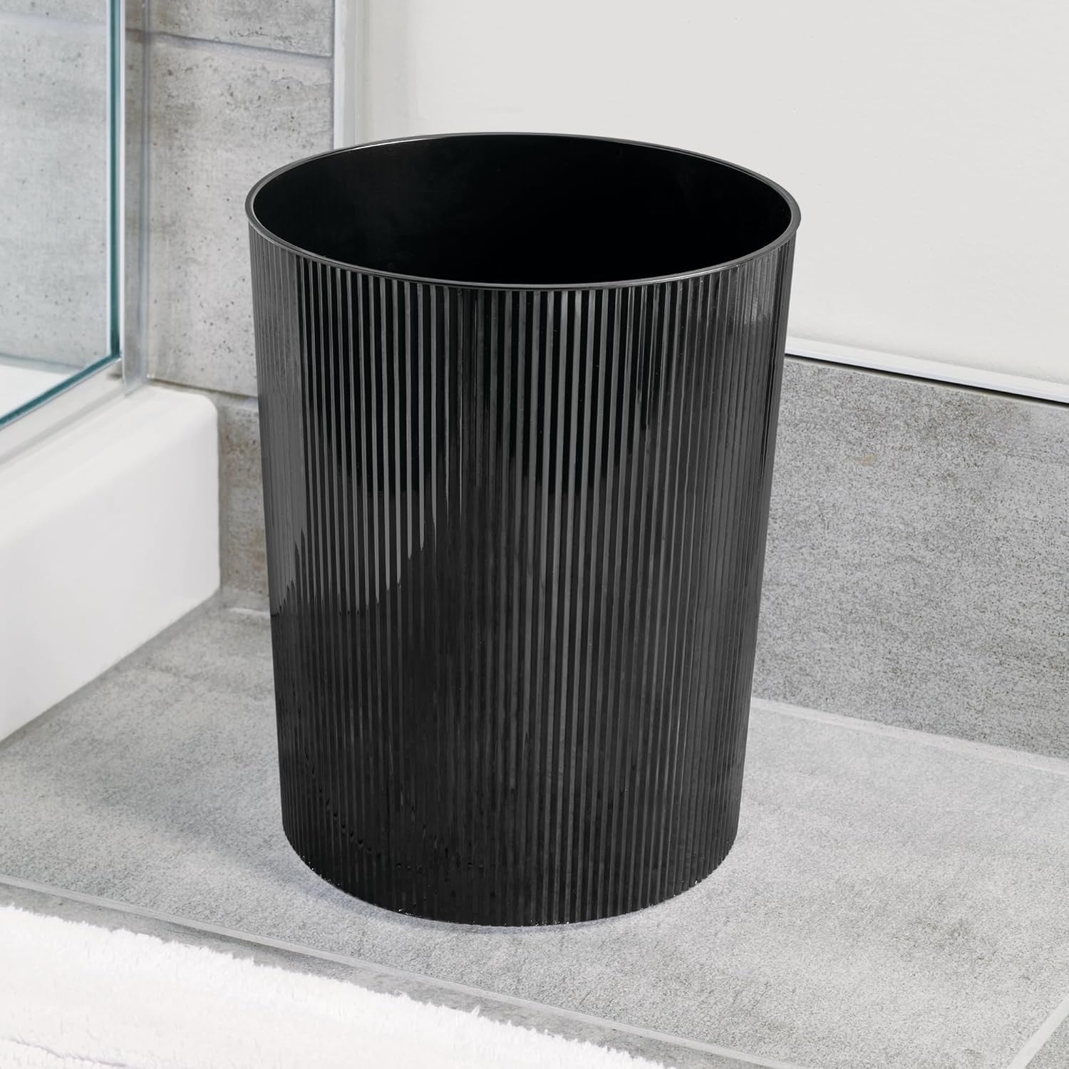 iDesign Fluted Waste Can