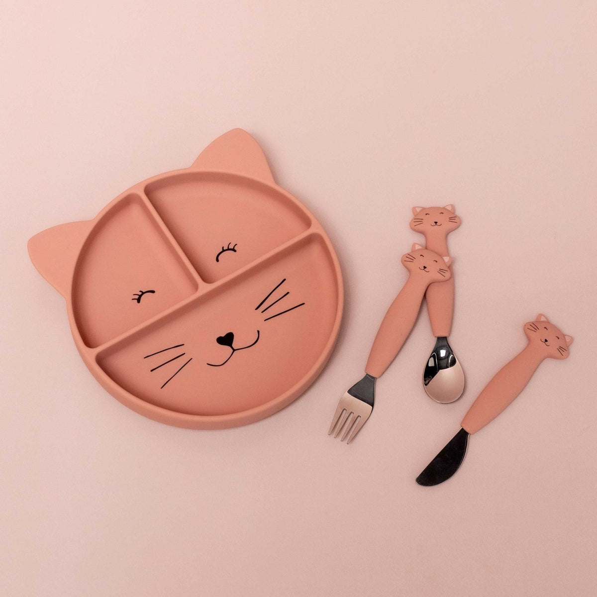 Trixie Silicone Kids Cutlery Set Of 3