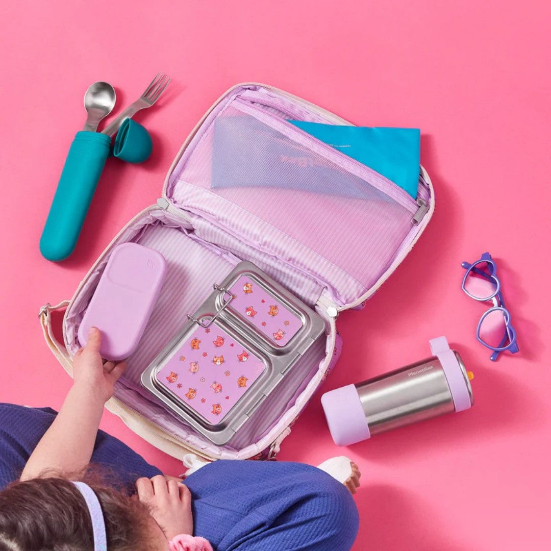 PlanetBox Adventure Lunch Bag - Pink Cats Meow