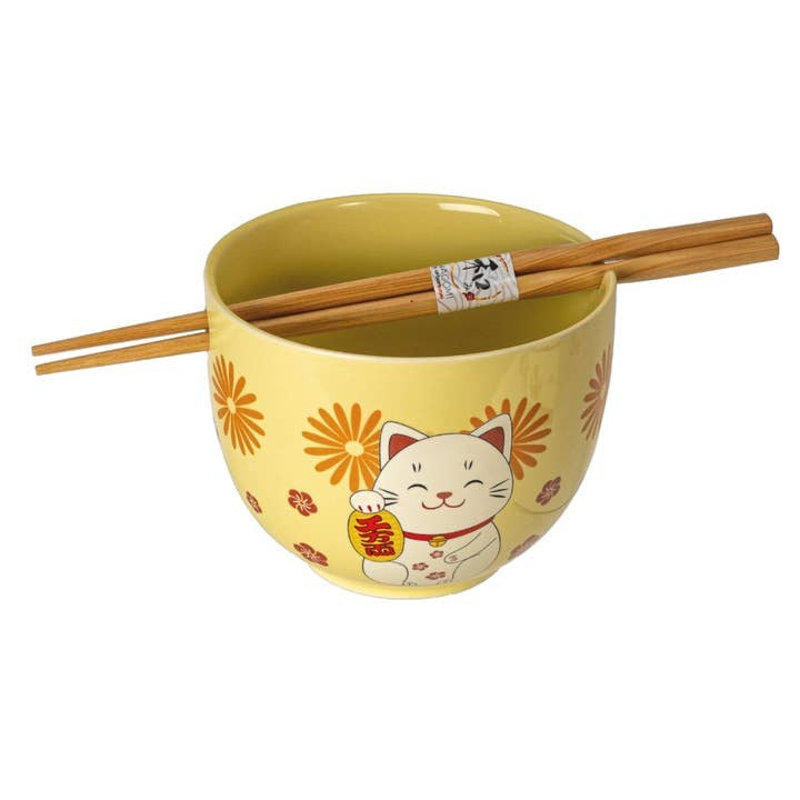 Urban Tokyo 18oz Donburi Noodle Bowl & Chopsticks