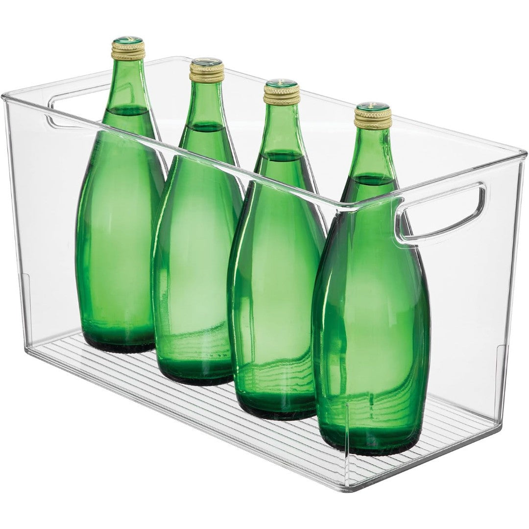 iDesign Linus Clear Plastic Deep Organizer - 8" Height