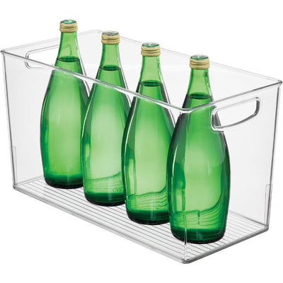 iDesign Linus Clear Plastic Deep Organizer - 8" Height