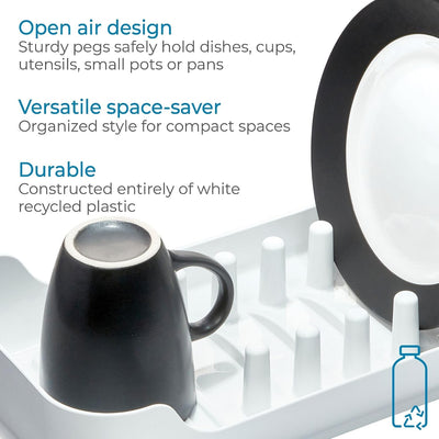 iDesign Crisp Compact Dish Drying Rack